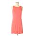 Tart Casual Dress - Mini Scoop Neck Sleeveless: Pink Print Dresses - Women's Size X-Small