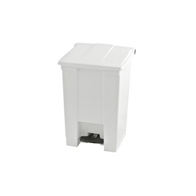 Rubbermaid Robuster Pedaleimer | 45,4 Liter, HxBxT 60x40x41,3cm | Aus HACCP konformen Polyethylen | Weiß von PROREGAL Image