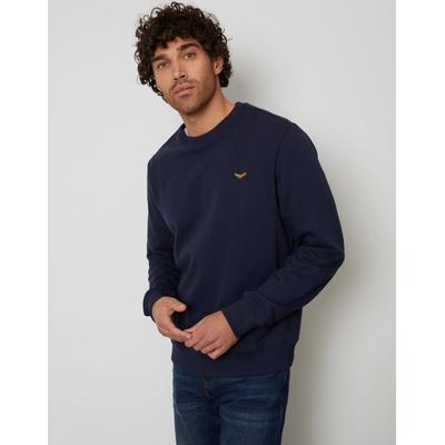 Threadbare Men's Navy Crew Neck Sweatshirt