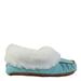 SuperLamb Navajo Moccasin - Womens 9 Blue Slipper E