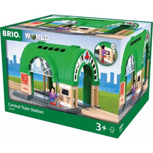 BRIO 33649 - Hauptbahnhof mit Ticketautomat, groß - Brio