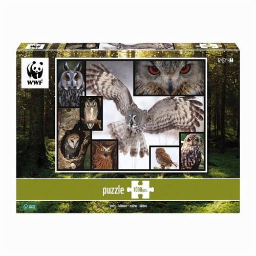 WWF Puzzle 7230055 - Eulen, Puzzle, 1000 Teile - Carletto Deutschland / ambassador