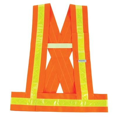 ERGODYNE 8140BA Orange Type O Class 1 Breakaway Sash,M/