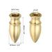 2set 1.6" Tall Brass Lamp Finials Lamp Shade Decoration Screw Cap Knob Top - Brass Tone