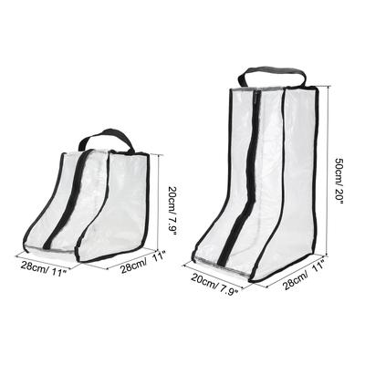 4pcs Boots Storage Bag, Dust Proof Tall / Short Boots Carry Bags