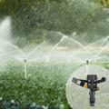 LWITHSZG Two Arm Sprinkler Water Sprinklers for Lawn Yard and Garden Plastic Irrigation Sprinkler 360 Degree Rotating Sprinkler Irrigation System Agricultural Irrigation Greening Irrigation