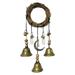 Witch Bells Wind Chime Wall Hanging Windbells Relaxation 23cm Height Pendant Door Office Memorial Gifts Home bronze no crystal