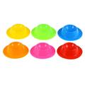 6pcs Egg Cups Food Grade Silicone Dishwasher Safe Egg Stand Holder Kitchen Supplies (Red/Pink/Orange/Yellow/Blue/Green)