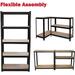 5-Tier Heavy Duty Storage Shelves Garage Shelving Units and Storage Steel Frame Garage Shelf 70 H x 35 W x 16 D