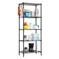 Shelves for Storage Rolling Wire Rack Changeable Assembly Floor Standing Carbon Steel Storage Rack Shelf with Wheels Shelving Units and Storage Metal Standing Shelves