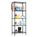 Shelves for Storage Rolling Wire Rack Changeable Assembly Floor Standing Carbon Steel Storage Rack Shelf with Wheels Shelving Units and Storage Metal Standing Shelves