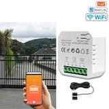 FANJIE Smart Garage Door Opener WiFi Remote Control and Voice Control with Smart Life