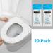 SZDUDU Disposable Toilet Seat Covers (20 Pack) Toilet Seat Cushion Cover Disposable for Adult and Kid Great for Airplane Travel Public Restroom