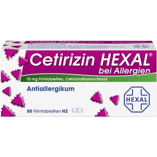 Hexal – CETIRIZIN Filmtabletten bei Allergien Allergiemittel zum Einnehmen