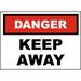 Vinyl Stickers - Bundle - Safety and Warning & Warehouse Signs Stickers - Danger Keep Away Sign - 10 Pack (3.5 x 5 )
