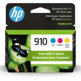 HP 910 Cyan Magenta Yellow Ink Cartridges (3-pack) | Works with HP OfficeJet 8010 8020 Series HP OfficeJet Pro 8020 8030 Series | Eligible for Instant Ink | 3YN97AN