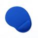 Mouse Pad with Wrist Rest Support Ergonomic Memory Foam Mousepad Cushion Non-Slip Rubber Base for Laptop Computer Gaming Office Blue