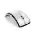 Wireless Mouse 2.4GHz Foldable Folding Arc Optical Mouse with Fast Scrolling for Microsoft Laptop Notebook Computer Mice-Silver