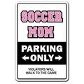 SignMission 8 x 12 in. Soccer Mom Sign - Coach Award Team Ball