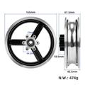 10 Inch Wheel Hub Rim For 10X2/10X2.125 /10X2.25/10X2.5/10X3.0 Tire Kugoo M4