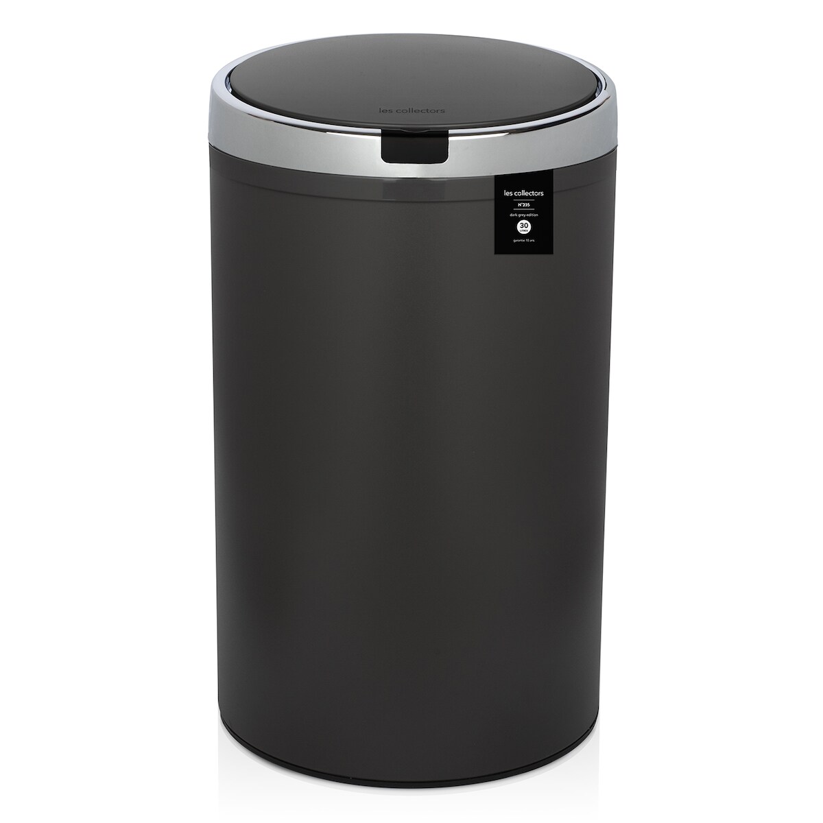 Les Collectors Sensor-Küchenabfalleimer N°235 / Sensor / Edelstahl / dunkelgrau, 30 L / Automatische Öffnung Image