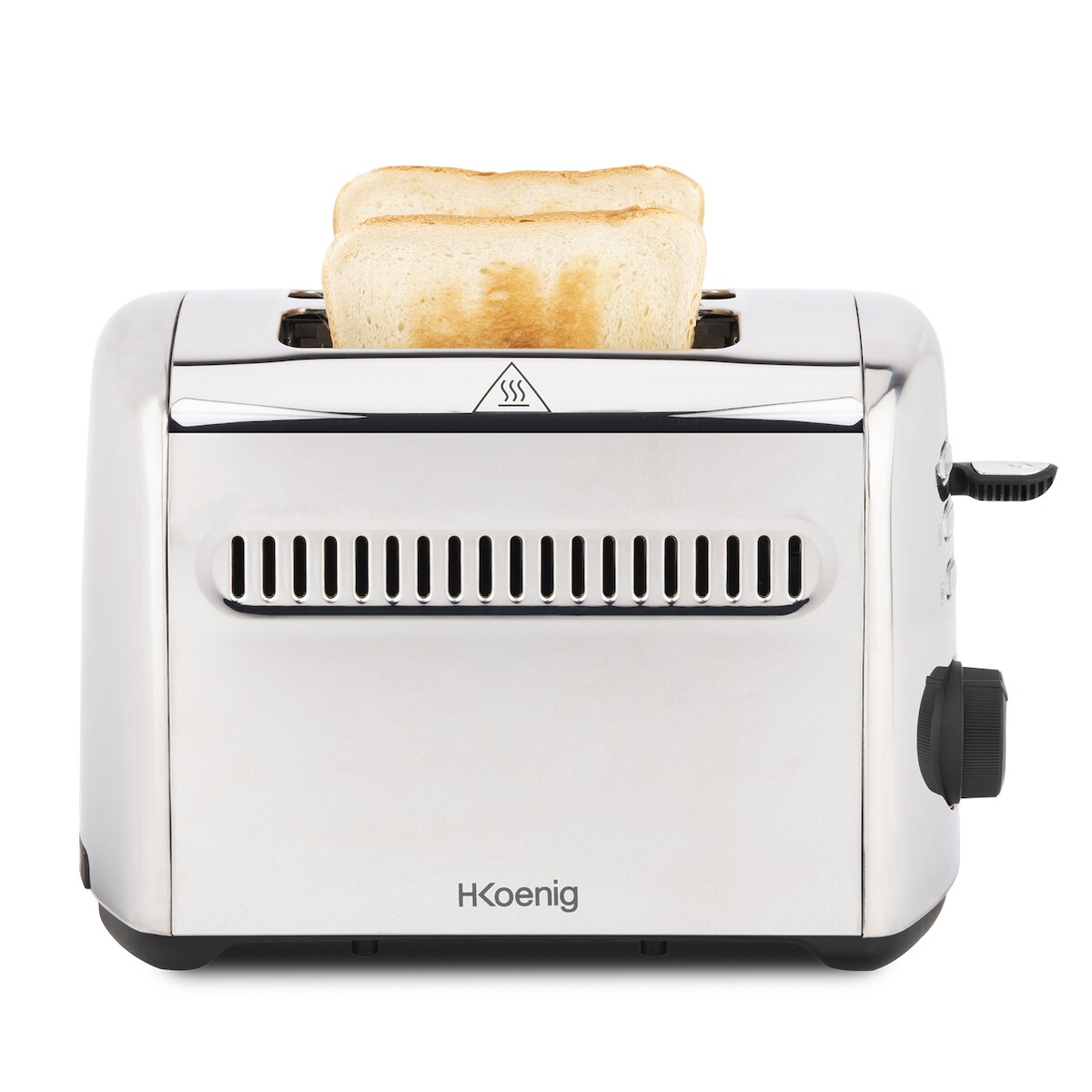 H.Koenig Toaster TOS9 / 2 Breite Schlitze 40mm / 7 Stufen Bräunung Image