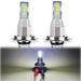 H7 LED Headlight Bulbs 8000LM Per Set 6000K Xenon White Mini Size Wireless H7 Headlight Bulb Pack of 2