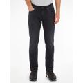 Slim-fit-Jeans TOMMY JEANS "SCANTON SLIM" Gr. 38, Länge 34, schwarz (dynamic jacob black) Herren Jeans Slim Fit