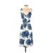 Some Days Lovin Casual Dress: Blue Dresses - Women's Size X-Small