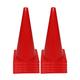 15 Inch Football Sport Agility Cone, Outdoor Festival Event Venue Stackable Plastic Marker Cone Traffic Training Cone (Color : Red, Size : 20 Pack)