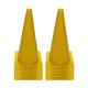 15 Inch Football Sport Agility Cone, Outdoor Festival Event Venue Stackable Plastic Marker Cone Traffic Training Cone (Color : Yellow, Size : 20 Pack)