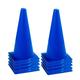 15 Inch Football Sport Agility Cone, Outdoor Festival Event Venue Stackable Plastic Marker Cone Traffic Training Cone (Color : Blue, Size : 20 Pack)