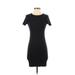 Forever 21 Casual Dress - Bodycon: Black Solid Dresses - Women's Size Small