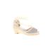 Andre Assous Wedges: Ivory Shoes - Women's Size 38 - Open Toe
