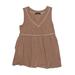 Dress - DropWaist: Brown Skirts & Dresses - Kids Girl's Size Large