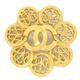 CHANEL Flower Brooch Gold 95A 81229