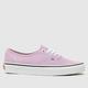 Vans authentic trainers in lilac