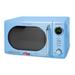 Nostalgia 0.7 Cubic Feet Countertop Microwave in Blue | 13 H x 10 W x 18 D in | Wayfair NRMO7BL6A