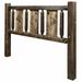 Loon Peak® Homestead Collection Pine Headboard Wood in Brown/Green | Full | Wayfair 7140DC9CBABA45A3AD7AF806CAD4B88D