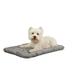 Heavy Duty Chew Resistant Gray Crate Mats for Dogs Reinforced Megaruffs Dog Beds (Small - 23Â¾ L x 16Â¾ W)