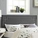 Josie Fabric Headboard by Modway Upholstered/Metal in Gray | Queen | Wayfair MOD-5402-GRY