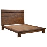 Coaster Furniture Genevieve Platform Bed Dark Brown