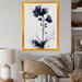 Red Barrel Studio® Blue White Hibiscus Euphoria II - Floral Hibiscus Canvas Prints Metal in Black/Blue/White | 32 H x 24 W x 1 D in | Wayfair