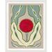 Birch Lane™ Enette Magical Poppy 2 by Andrea Stokes - Single Picture Frame Print Paper in Brown/Green/Red | 30 H x 24 W x 1.25 D in | Wayfair