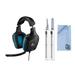 Logitech G432 Wired Gaming Headset 7.1 Surround Sound DTS Headphone:X 2.0 Flip-to-Mute Mic PC Black/Blue Like New