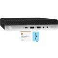 HP EliteDesk-800-G4 Home/Business Mini Desktop (Intel i5-8500 6-Core Intel UHD 630 32GB RAM 2x4TB PCIe SSD (8TB) Win 11 Pro) with Microsoft 365 Personal Dockztorm Hub