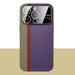 K-Lion Carbon Fiber Texture Case for iPhone 12 Slim Hard PC Shockproof Protective Cover with Camera Lens Protector for iPhone 12 Green Red Purple