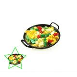 Skindy 1/12 Dollhouse Miniature Chinese Food Cooking Wok Pan Model: Kitchen Cookware Toy