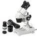 AmScope 5X-10X-15X-30X Stereo Microscope with Digital Camera New