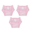 Baby Diapers Reusable Cloth Diaper Washable Mesh Pocket Nappy Newborn Summer Breathable Cotton Training Pants Panties 3Pack